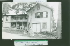 Otis Clapp's Wagon Shop later Gramp (Chas?) Tyler's tenament house, Maple Street